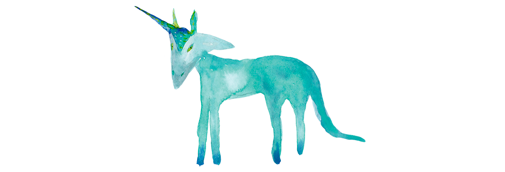 Ilustración de unicornio de Priscila Migale, ir al workshop